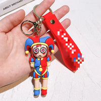HKM-833491 Amazing Cartoon Keychain Pendant for Boys - Fun Rubber and Silicone Keychain Toy