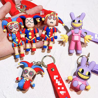 HKM-833491 Amazing Cartoon Keychain Pendant for Boys - Fun Rubber and Silicone Keychain Toy