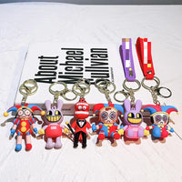 HKM-833491 Amazing Cartoon Keychain Pendant for Boys - Fun Rubber and Silicone Keychain Toy