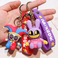 HKM-833491 Amazing Cartoon Keychain Pendant for Boys - Fun Rubber and Silicone Keychain Toy