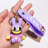 HKM-833491 Amazing Cartoon Keychain Pendant for Boys - Fun Rubber and Silicone Keychain Toy