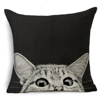 HKM-833619 Cartoon Anime Print Cotton Pillow Case - 45x45cm
