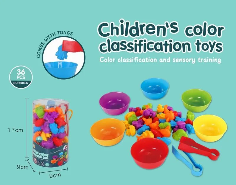 HKM-833619 Montessori Sensory Counting Dinosaur Game with Shape Matching and Sorting Cups for Kids