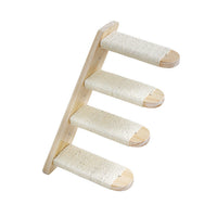 HKM-833811 Wall-Mounted Cat Jumping Platform Made of Solid Wood for Active Pets