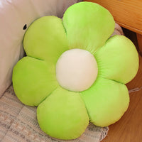 HKM-833939 Colorful Flower Plush Cushion - Super Soft Short Plush, 30-65 cm for Ages 7-14