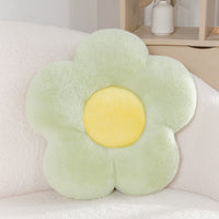 HKM-833939 Colorful Flower Plush Cushion - Super Soft Short Plush, 30-65 cm for Ages 7-14