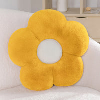 HKM-833939 Colorful Flower Plush Cushion - Super Soft Short Plush, 30-65 cm for Ages 7-14