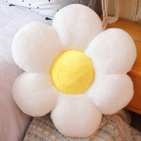 HKM-833939 Colorful Flower Plush Cushion - Super Soft Short Plush, 30-65 cm for Ages 7-14