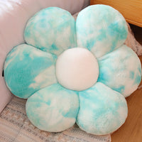 HKM-833939 Colorful Flower Plush Cushion - Super Soft Short Plush, 30-65 cm for Ages 7-14
