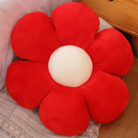HKM-833939 Colorful Flower Plush Cushion - Super Soft Short Plush, 30-65 cm for Ages 7-14