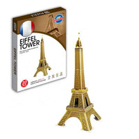 HKM-834387 Notre Dame Paris 3D Paper Puzzle for Kids and Adults, Educational DIY Toy Building Blocks, Under 50 Pieces
