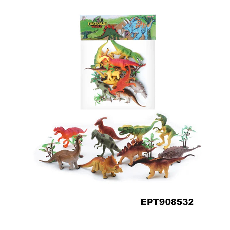 HKM-834451 Mini Tiny Dinosaur Figures for Kids Aged 4-7 - Fun Dinosaur Set, Ideal for Parties and Playtime