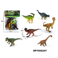 HKM-834451 Mini Tiny Dinosaur Figures for Kids Aged 4-7 - Fun Dinosaur Set, Ideal for Parties and Playtime