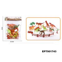 HKM-834451 Mini Tiny Dinosaur Figures for Kids Aged 4-7 - Fun Dinosaur Set, Ideal for Parties and Playtime