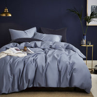 HKM-834579 Luxury Egyptian Cotton 60S Four-Piece Bed Cover Set - 100% Pure Cotton Fitted Sheet, Quilt Cover, and Pillow Covers