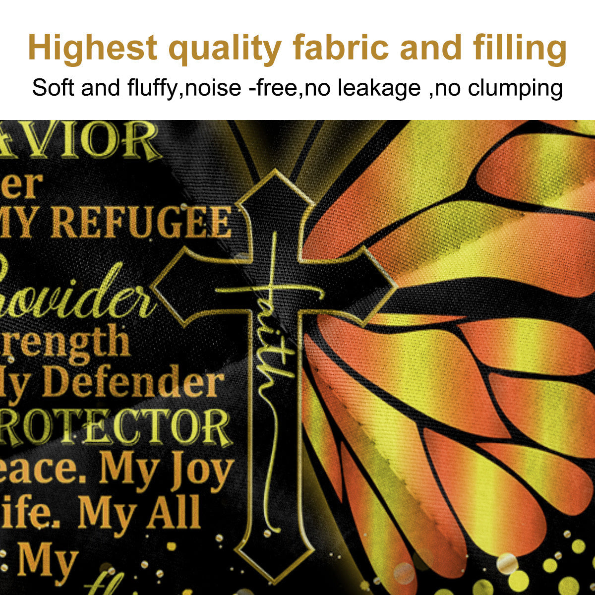 HKM-834643 3-Piece Butterfly and Sunflower Pattern Quilt Set with Pillowcases, Multiple Sizes Available