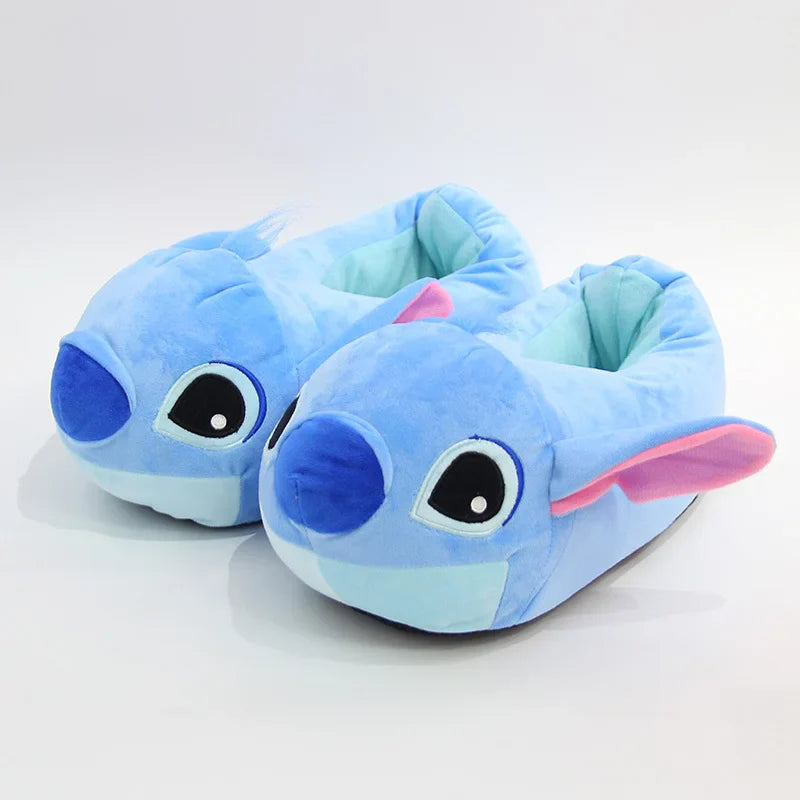 HKM-834643 Cozy 3D Plush Animal Slippers for Kids and Adults - Soft Indoor Cotton Footwear