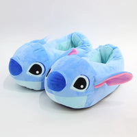 HKM-834643 Cozy 3D Plush Animal Slippers for Kids and Adults - Soft Indoor Cotton Footwear