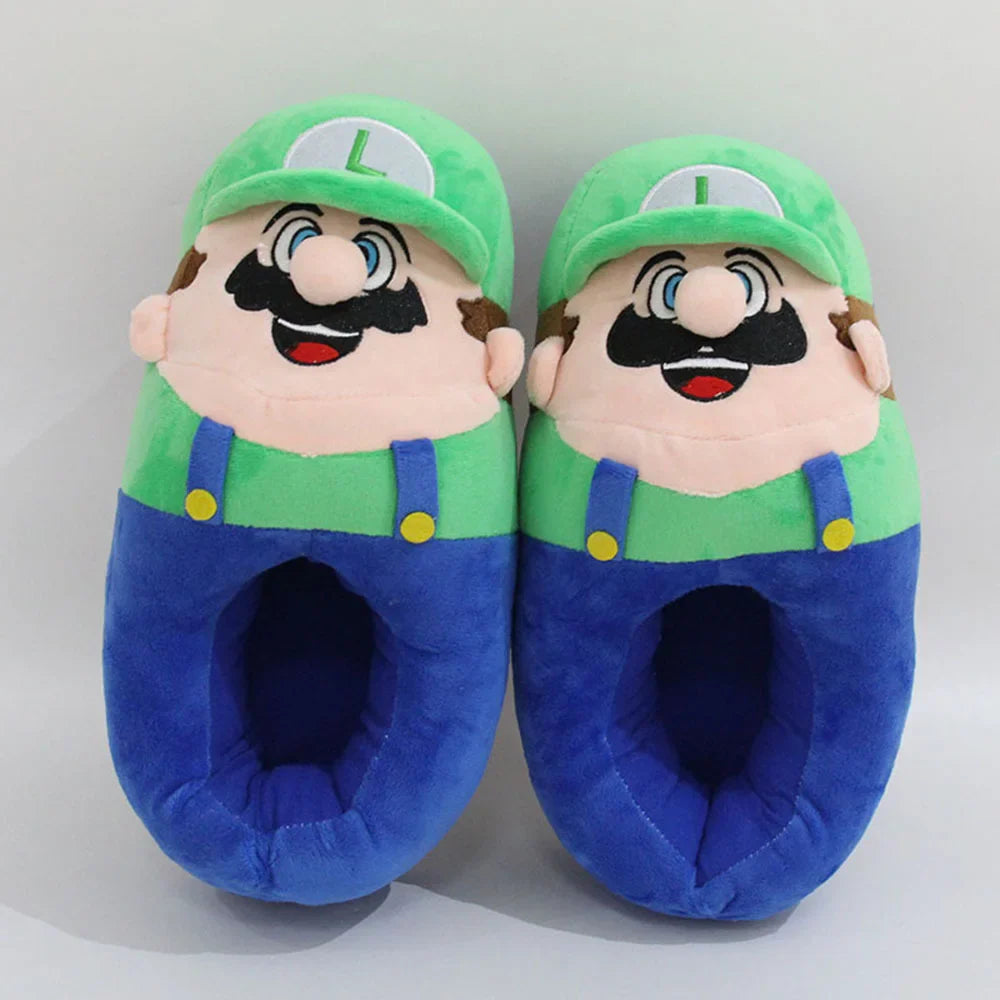 HKM-834643 Cozy 3D Plush Animal Slippers for Kids and Adults - Soft Indoor Cotton Footwear