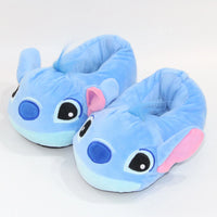HKM-834643 Cozy 3D Plush Animal Slippers for Kids and Adults - Soft Indoor Cotton Footwear