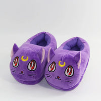 HKM-834643 Cozy 3D Plush Animal Slippers for Kids and Adults - Soft Indoor Cotton Footwear