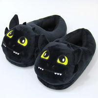 HKM-834643 Cozy 3D Plush Animal Slippers for Kids and Adults - Soft Indoor Cotton Footwear