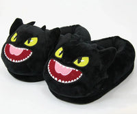 HKM-834643 Cozy 3D Plush Animal Slippers for Kids and Adults - Soft Indoor Cotton Footwear