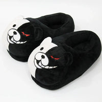 HKM-834643 Cozy 3D Plush Animal Slippers for Kids and Adults - Soft Indoor Cotton Footwear
