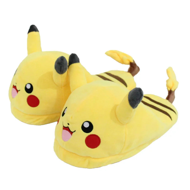 HKM-834643 Cozy 3D Plush Animal Slippers for Kids and Adults - Soft Indoor Cotton Footwear