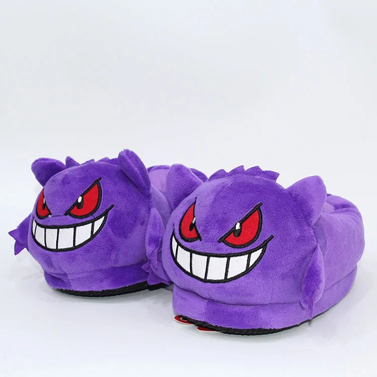 HKM-834643 Cozy 3D Plush Animal Slippers for Kids and Adults - Soft Indoor Cotton Footwear