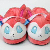 HKM-834643 Cozy 3D Plush Animal Slippers for Kids and Adults - Soft Indoor Cotton Footwear