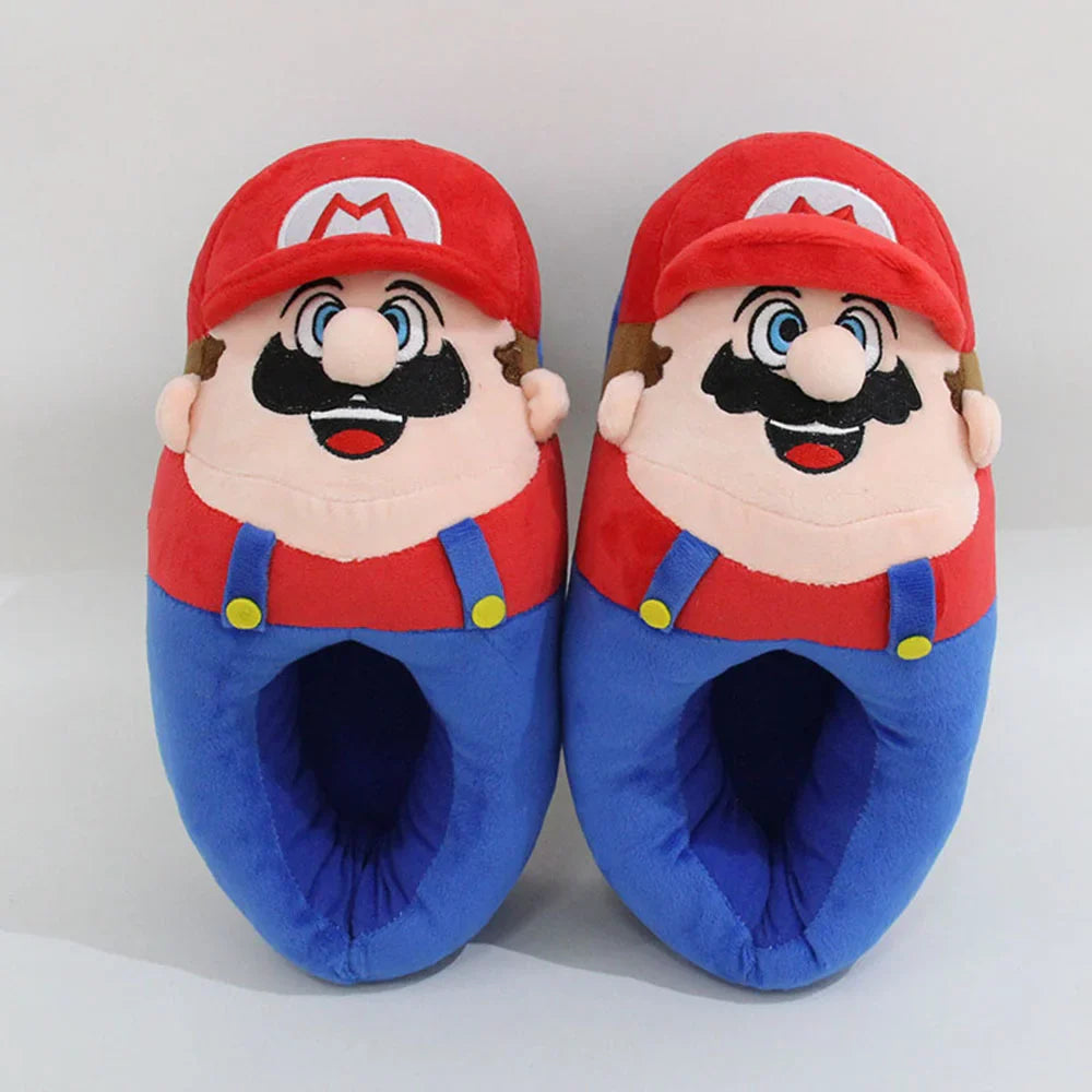HKM-834643 Cozy 3D Plush Animal Slippers for Kids and Adults - Soft Indoor Cotton Footwear