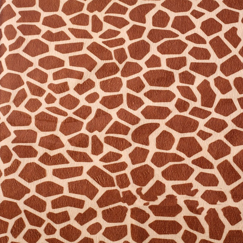 HKM-834643 Soft Animal Print Flannelette Fabric - 100% Polyester Decorative Cloth for All Seasons