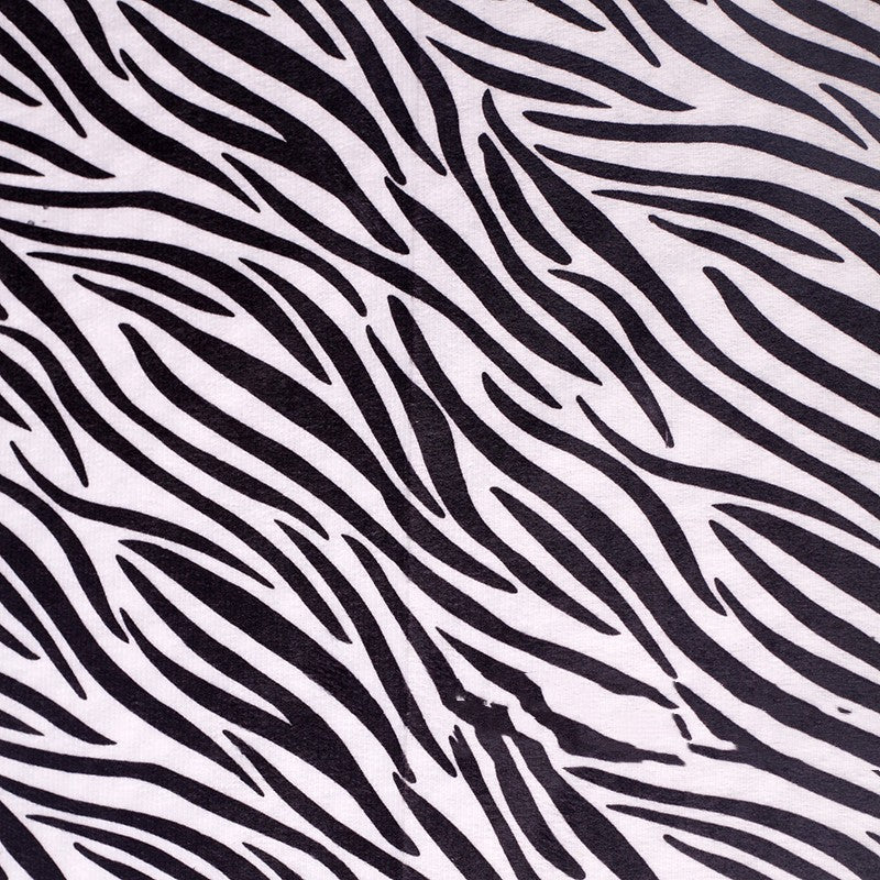 HKM-834643 Soft Animal Print Flannelette Fabric - 100% Polyester Decorative Cloth for All Seasons