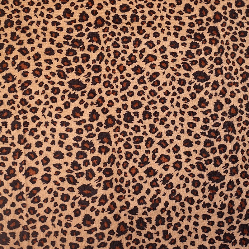 HKM-834643 Soft Animal Print Flannelette Fabric - 100% Polyester Decorative Cloth for All Seasons