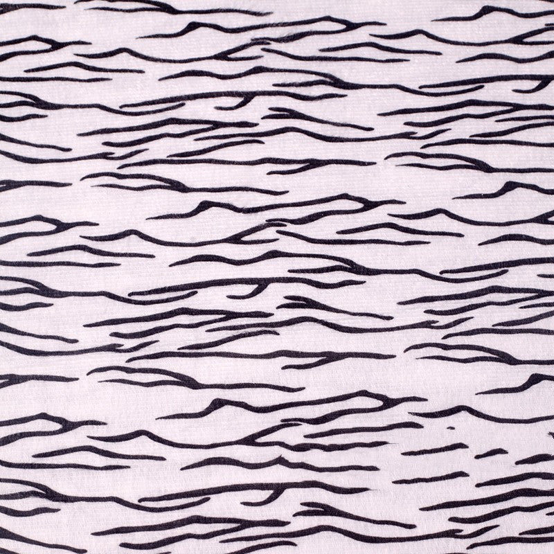 HKM-834643 Soft Animal Print Flannelette Fabric - 100% Polyester Decorative Cloth for All Seasons