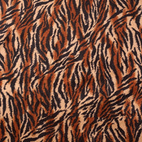 HKM-834643 Soft Animal Print Flannelette Fabric - 100% Polyester Decorative Cloth for All Seasons