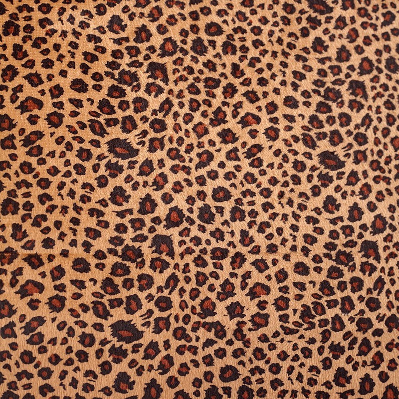 HKM-834643 Soft Animal Print Flannelette Fabric - 100% Polyester Decorative Cloth for All Seasons
