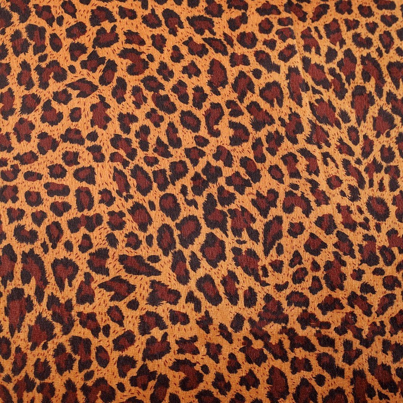 HKM-834643 Soft Animal Print Flannelette Fabric - 100% Polyester Decorative Cloth for All Seasons
