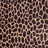HKM-834643 Soft Animal Print Flannelette Fabric - 100% Polyester Decorative Cloth for All Seasons