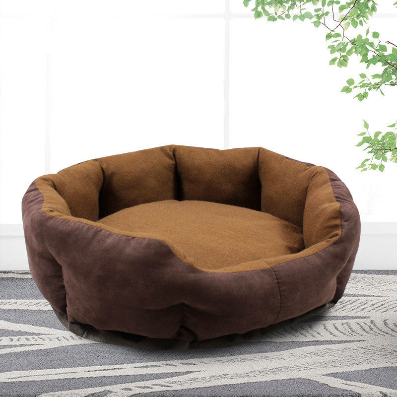 HKM-834771 Pet Nests in Various Patterns and Colors for Small and Large Dogs - Removable and Washable