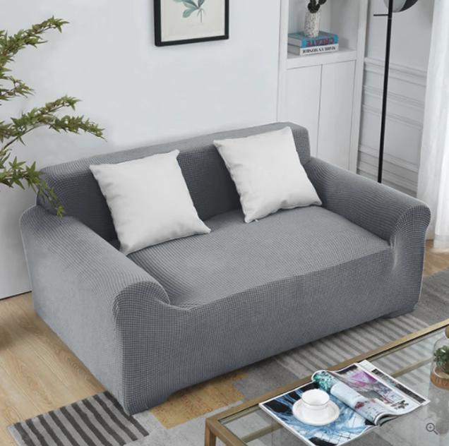 HKM-835027 Elastic Non-Slip Sofa Cover in Polyester Spandex for Modular Sofas, Multi-Sizes Available