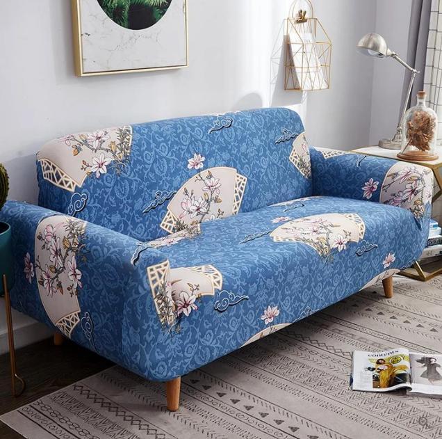 HKM-835027 Elastic Non-Slip Sofa Cover in Polyester Spandex for Modular Sofas, Multi-Sizes Available