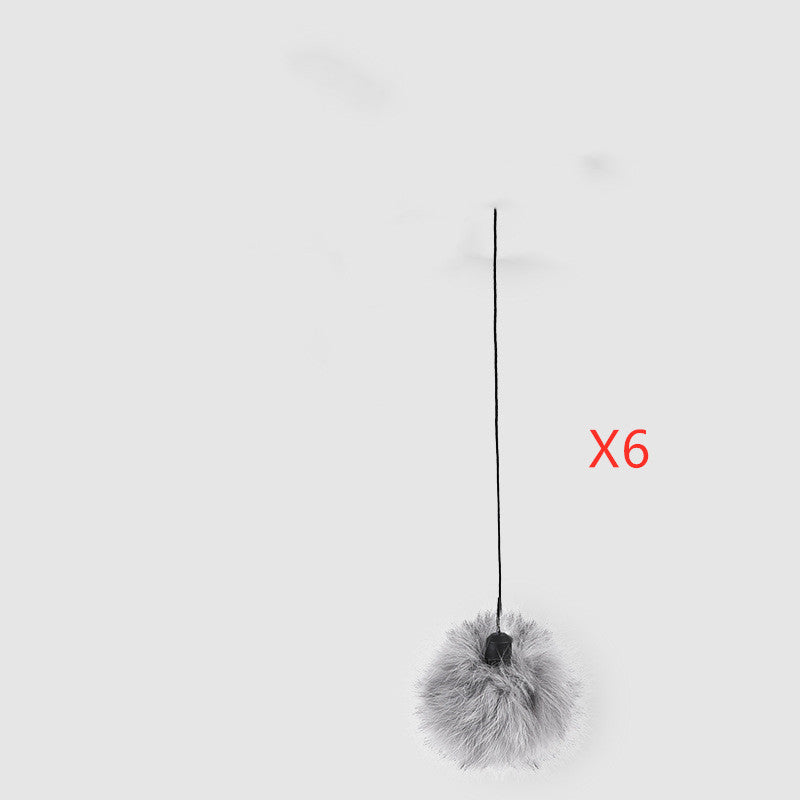 HKM-835155 Interactive Electronic Cat Toy with Motion and Real Fur Ball
