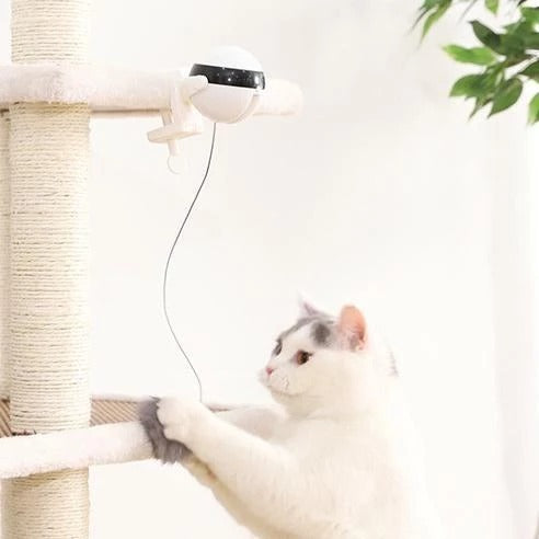 HKM-835155 Interactive Electronic Cat Toy with Motion and Real Fur Ball