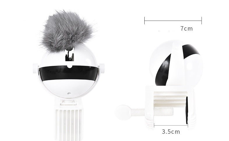 HKM-835155 Interactive Electronic Cat Toy with Motion and Real Fur Ball
