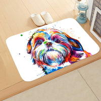 HKM-835347 Digital Printing Floor Mat Bathroom Kitchen Toilet Absorbent non-slip Mat