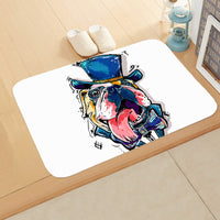 HKM-835347 Digital Printing Floor Mat Bathroom Kitchen Toilet Absorbent non-slip Mat