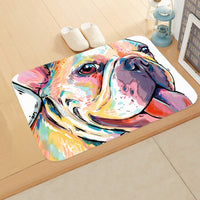 HKM-835347 Digital Printing Floor Mat Bathroom Kitchen Toilet Absorbent non-slip Mat