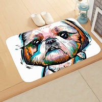 HKM-835347 Digital Printing Floor Mat Bathroom Kitchen Toilet Absorbent non-slip Mat